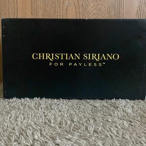 CHRISTIAN SIRIANO ALL WHITE SANDALS